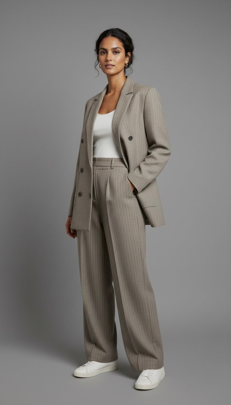 AUBE - Pantalon beige