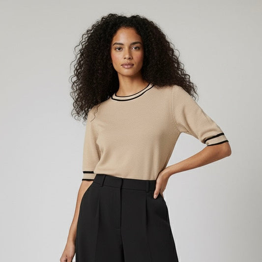 Pull manches mi-longues