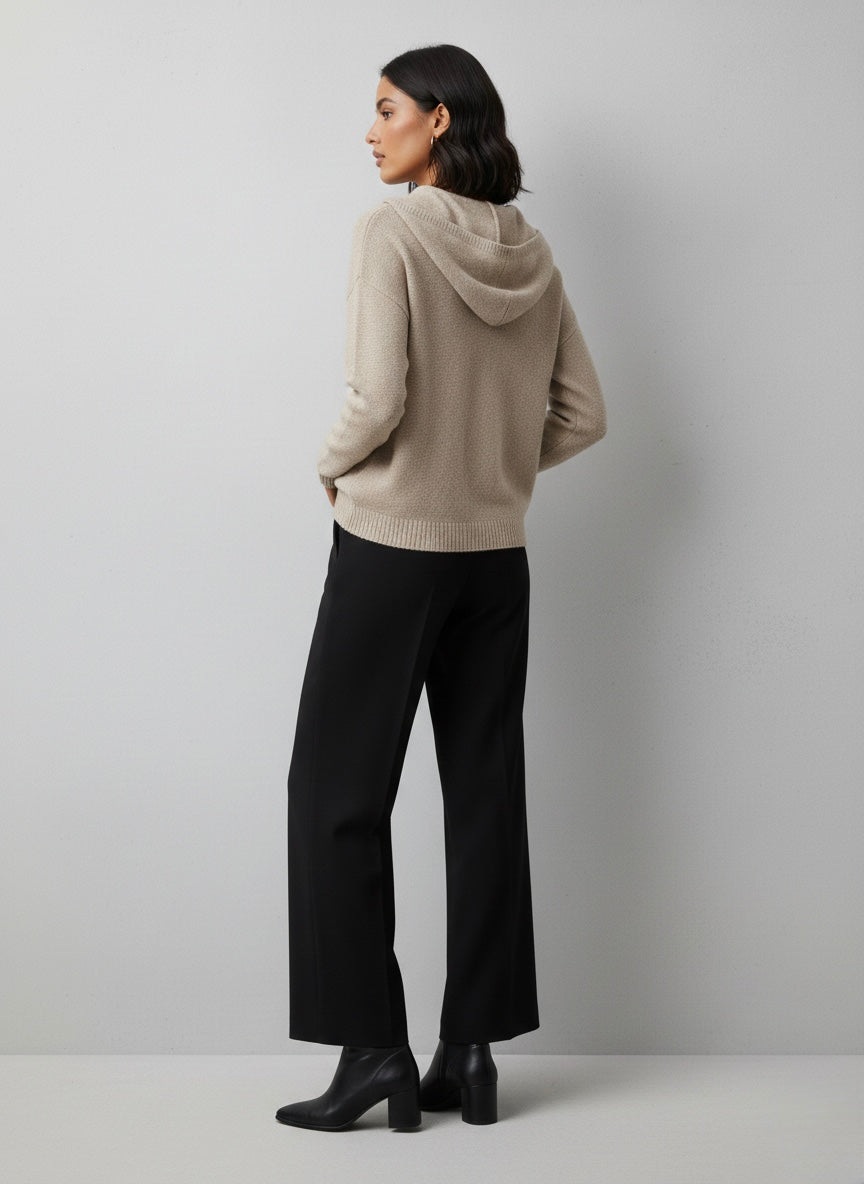 Pull en maille à capuche - MAGALI