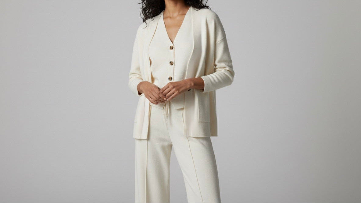 ORIS - Ensemble pantalon, gilet & cardigan