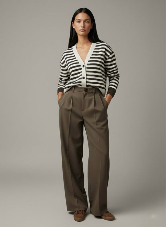 SYMÉ - Pantalon marron